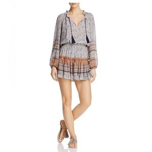 MISA Los Angeles - Lorena Printed Chiffon Dress - size L